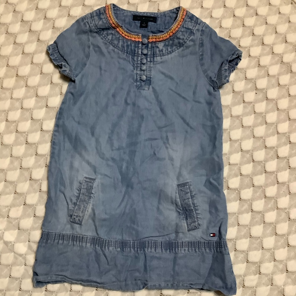 4/$20 Tommy Hilfiger SS Chambray Super Soft Dress